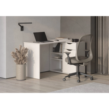 Стол письменный, арт.6-011110, рамух белый (ГК) в Краснотурьинске - krasnoturinsk.mebel-e96.ru