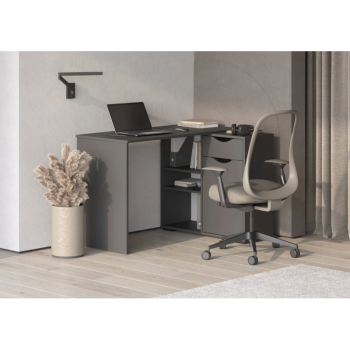 Стол письменный, арт.6-011110, графит (ГК) в Краснотурьинске - krasnoturinsk.mebel-e96.ru