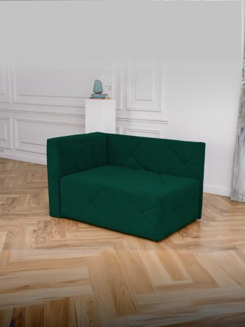 Диван 1010 изумруд, левый (BRENDOSS) в Краснотурьинске - krasnoturinsk.mebel-e96.ru