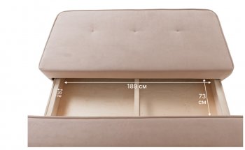 Диван-кровать 1001 бежевый (Brendoss) в Краснотурьинске - krasnoturinsk.mebel-e96.ru