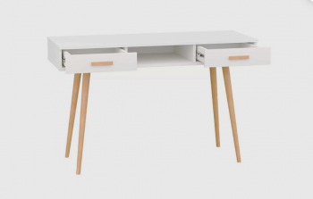 Стол письменный, арт.6-01103, белый (ГК) в Краснотурьинске - krasnoturinsk.mebel-e96.ru