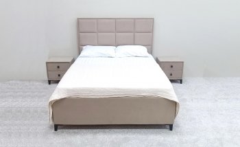 Кровать с подъемным механизмом Мега беж (Лин) в Краснотурьинске - krasnoturinsk.mebel-e96.ru