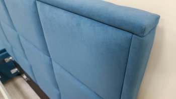 Кровать с подъемным механизмом Мега синий (Лин) в Краснотурьинске - krasnoturinsk.mebel-e96.ru