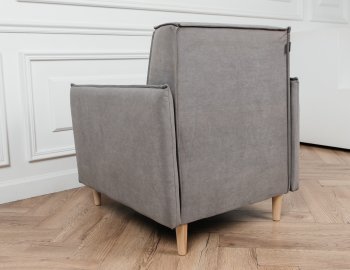 Кресло 831 Серый, велюр (Brendoss) в Краснотурьинске - krasnoturinsk.mebel-e96.ru