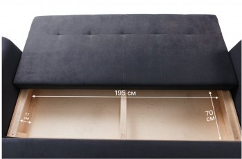 Диван 920 Графит (Brendoss) в Краснотурьинске - krasnoturinsk.mebel-e96.ru