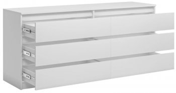 Комод Агата М17 Белый (Комфорт) в Краснотурьинске - krasnoturinsk.mebel-e96.ru