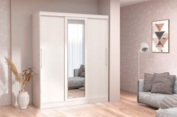 Шкаф-купе 1700 мм 3-х дверный с 1-м зеркалом (арт. 012) бодега (Диал) в Краснотурьинске - krasnoturinsk.mebel-e96.ru