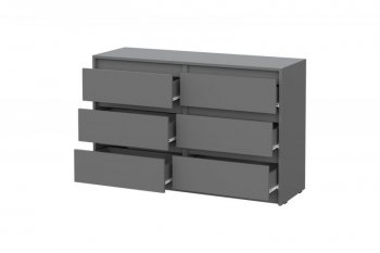 Комод Айден КМ06-1200 серый графит (ИЦ) в Краснотурьинске - krasnoturinsk.mebel-e96.ru