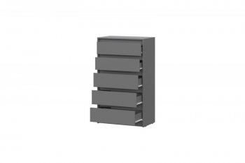 Комод Айден КМ06-700 серый графит (ИЦ) в Краснотурьинске - krasnoturinsk.mebel-e96.ru