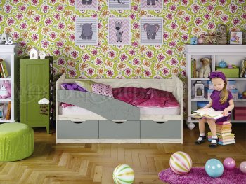 Кровать Бабочки Шарли бриз (Миф) в Краснотурьинске - krasnoturinsk.mebel-e96.ru