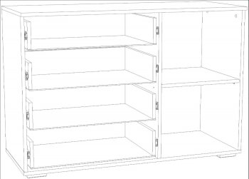 Комод Банни (Silva) в Краснотурьинске - krasnoturinsk.mebel-e96.ru