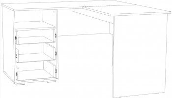 Стол письменный Банни НМ 041.41 (Silva) в Краснотурьинске - krasnoturinsk.mebel-e96.ru