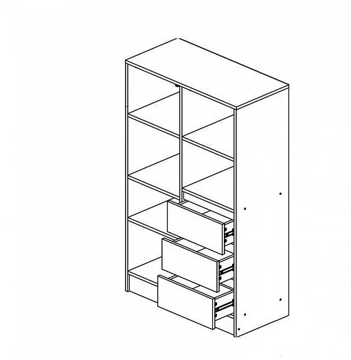 Шкаф комбинированный Челси Color (Миф) в Краснотурьинске - krasnoturinsk.mebel-e96.ru