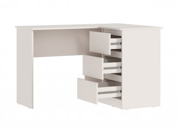 Письменный стол угловой + Стеллаж Челси кашемир (Миф) в Краснотурьинске - krasnoturinsk.mebel-e96.ru