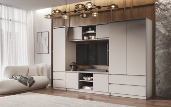 Стенка Челси Кашемир (Миф) в Краснотурьинске - krasnoturinsk.mebel-e96.ru