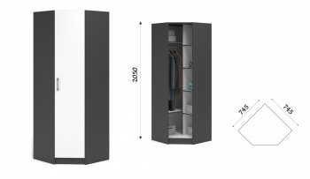 Шкаф угловой Чикаго (Имп) в Краснотурьинске - krasnoturinsk.mebel-e96.ru