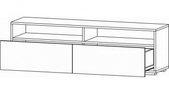 Тумба ТВ-01 Даллас светлый (Лин) в Краснотурьинске - krasnoturinsk.mebel-e96.ru