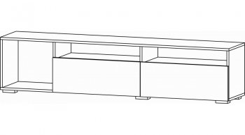 Тумба ТВ-03 Даллас светлый (Лин) в Краснотурьинске - krasnoturinsk.mebel-e96.ru