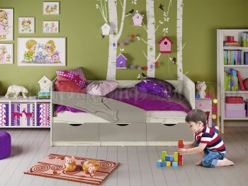 Кровать Дельфин шарли мокко (Миф) в Краснотурьинске - krasnoturinsk.mebel-e96.ru