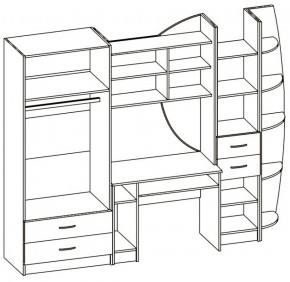 Детская Юниор 2 (МФД металлик) в Краснотурьинске - krasnoturinsk.mebel-e96.ru