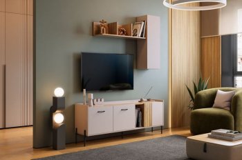 Стенка Доминика модульная  (Мебельсон) в Краснотурьинске - krasnoturinsk.mebel-e96.ru