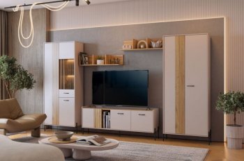 Стенка Доминика модульная  (Мебельсон) в Краснотурьинске - krasnoturinsk.mebel-e96.ru