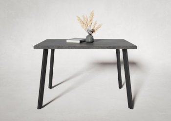 Стол нераздв. Дублин 32 КРАФТ В2, ЛДСП Цемент темный (Вудман) в Краснотурьинске - krasnoturinsk.mebel-e96.ru