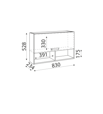 Полка 2 Дуглас М11 (Риннер) в Краснотурьинске - krasnoturinsk.mebel-e96.ru