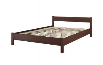 Кровать из массива Эби Орех (БМ) в Краснотурьинске - krasnoturinsk.mebel-e96.ru