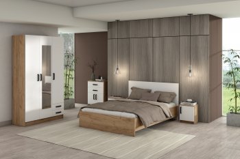 Спальный гарнитур Эконом, модульный (Зарон) в Краснотурьинске - krasnoturinsk.mebel-e96.ru