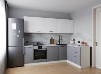 Угловой кухонный гарнитур Элеганция 2600*1600 мм Sanvut в Краснотурьинске - krasnoturinsk.mebel-e96.ru