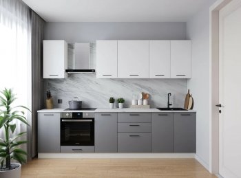 Кухонный гарнитур Элеганция 2800 (Санвут) в Краснотурьинске - krasnoturinsk.mebel-e96.ru