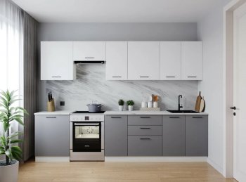 Кухонный гарнитур Элеганция 3000 мм (Санвут) в Краснотурьинске - krasnoturinsk.mebel-e96.ru