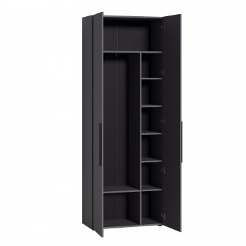 Шкаф модульный Эйр, графит (Моби) в Краснотурьинске - krasnoturinsk.mebel-e96.ru