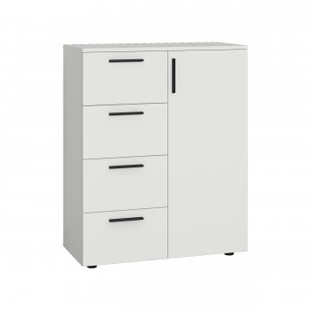 Комод Эйр 16.241 белый (Моби) в Краснотурьинске - krasnoturinsk.mebel-e96.ru