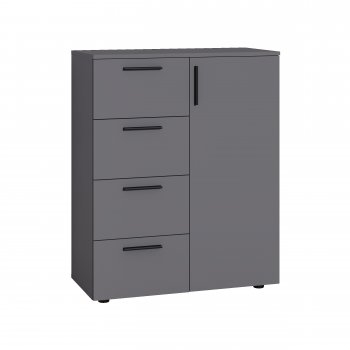Комод Эйр 16.241 графит (Моби) в Краснотурьинске - krasnoturinsk.mebel-e96.ru