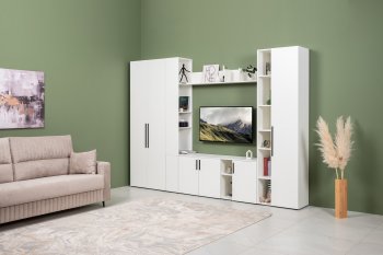 Шкаф торцевой Эйр 16.323 белый (Моби) в Краснотурьинске - krasnoturinsk.mebel-e96.ru