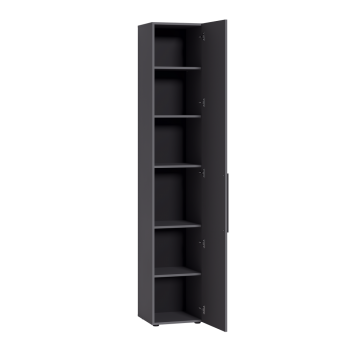 Шкаф модульный Эйр, графит (Моби) в Краснотурьинске - krasnoturinsk.mebel-e96.ru