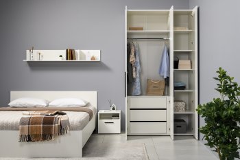 Спальный гарнитур Эйр модульный (Моби) в Краснотурьинске - krasnoturinsk.mebel-e96.ru