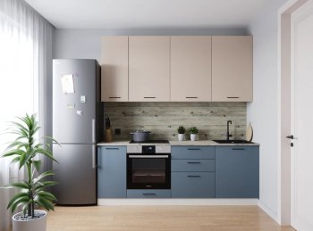 Кухонный гарнитур Фьюжн 2200 мм (Санвут) в Краснотурьинске - krasnoturinsk.mebel-e96.ru