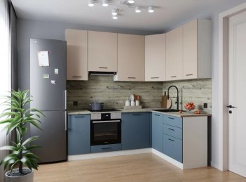 Угловой кухонный гарнитур Фьюжн 2200*1600 мм Sanvut в Краснотурьинске - krasnoturinsk.mebel-e96.ru