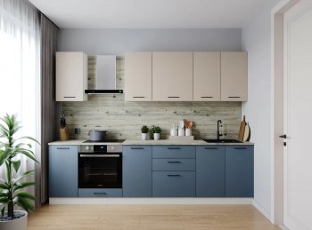 Кухонный гарнитур Фьюжн 2800 (Санвут) в Краснотурьинске - krasnoturinsk.mebel-e96.ru