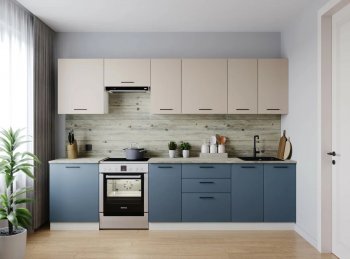 Кухонный гарнитур Фьюжн 3000 мм (Санвут) в Краснотурьинске - krasnoturinsk.mebel-e96.ru