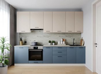 Кухонный гарнитур высокий Фьюжн 3000 мм (Санвут) в Краснотурьинске - krasnoturinsk.mebel-e96.ru