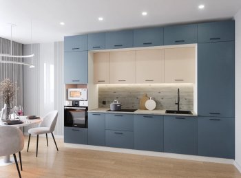 Кухонный гарнитур Фьюжн 3400 мм (Санвут) в Краснотурьинске - krasnoturinsk.mebel-e96.ru