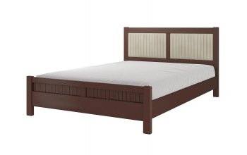 Кровать из массива Фрида Орех (БМ) в Краснотурьинске - krasnoturinsk.mebel-e96.ru