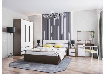Спальный гарнитур Гаванна модульный (Текс) в Краснотурьинске - krasnoturinsk.mebel-e96.ru