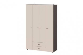 Шкаф 1350 мм четырехств. комб. Гиза (МИ) в Краснотурьинске - krasnoturinsk.mebel-e96.ru | фото