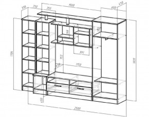 Стенка Оскар (Лин) в Краснотурьинске - krasnoturinsk.mebel-e96.ru