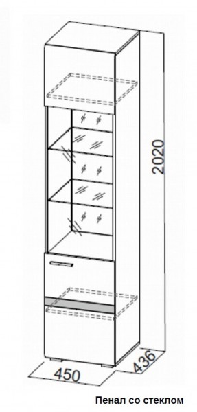 Гостиная Соло (Вариант-2) в Краснотурьинске - krasnoturinsk.mebel-e96.ru